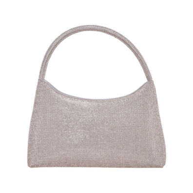 Τσάντα φάκελος clutch MD2407 Ασημί