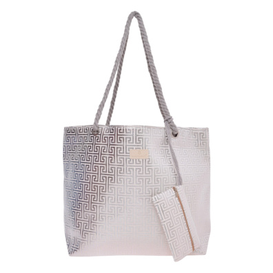 Τσαντα θαλασσης 9601 Ασημί