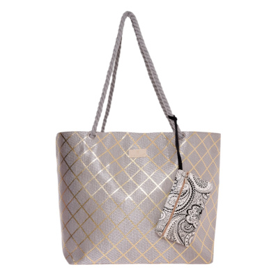 Τσάντα θαλάσσης Bag To Bag 9610 Ασημί