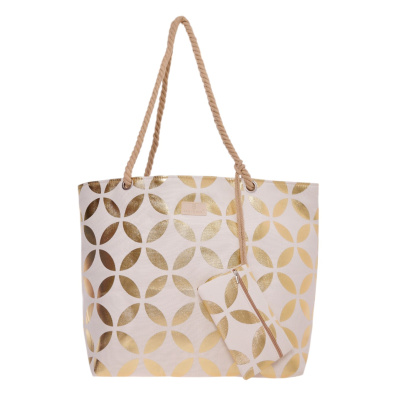 Τσάντα θαλάσσης 9629 Χρυσό