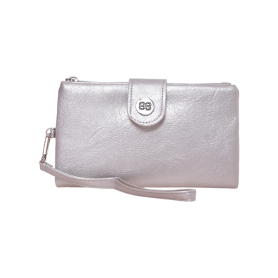 Πορτοφόλι Bag To Bag HN-31680 Ασημί