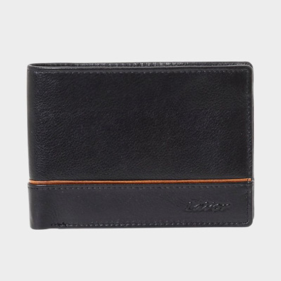 Δερμάτινο Ανδρικό Πορτοφόλι Lavor 1-3814 Μαύρο