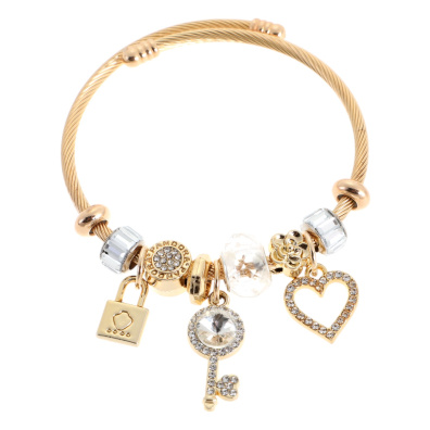 Βραχιόλι κλειδί QW-8111-15 - Ασπρο