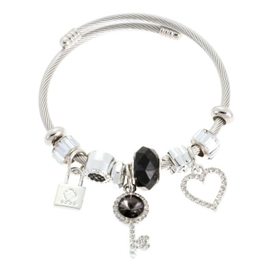 Βραχιόλι κλειδί QW-8111-15 - Μαύρο