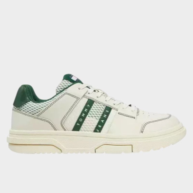 Sneaker Tommy Hilfiger EM0EM01548_L2P Λευκό - Πράσινο