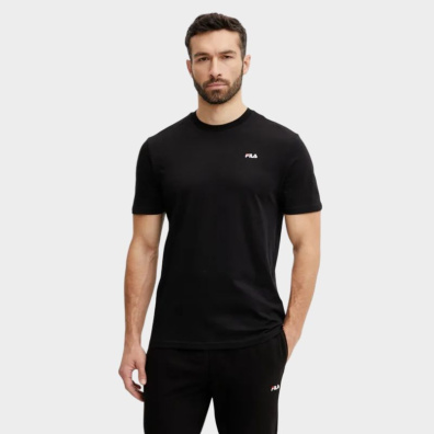 T-Shirt Fila FAM0874_80010 Μαύρο