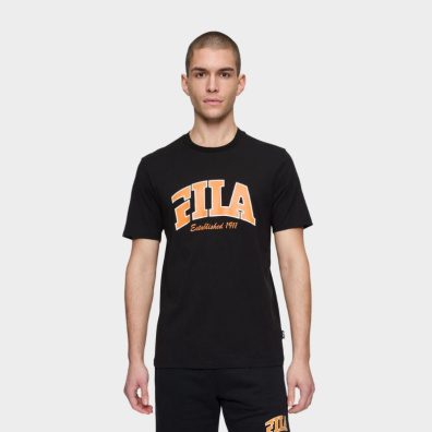 T-Shirt Fila FAM0882_80010 Μαύρο