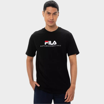 T-Shirt Fila FAU0200_80010 Μαύρο