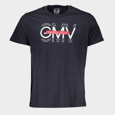 T-shirt Gian Marco Venturi AU00781ANGELO_7DD6DF1_BLUNIGHTBL Μπλε