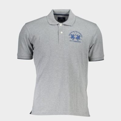 T-shirt La Martina CCMP01PK001_4812400_GRIGIO0100 Γκρι