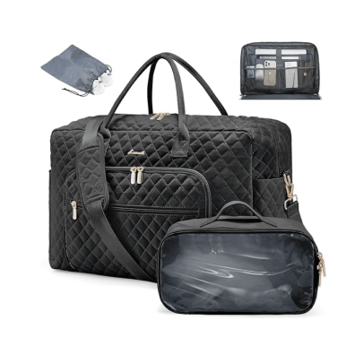 Σετ Σάκος ταξιδιού νεσεσέρ τσάντα 40 L Lovevook UB2019 black