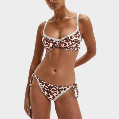 Μαγιό Calvin Klein KW0KW01862-OHE Καφέ