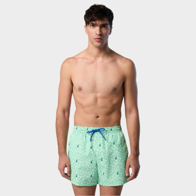 Μαγιό North Sails 673746000_VEC007 Πράσινο