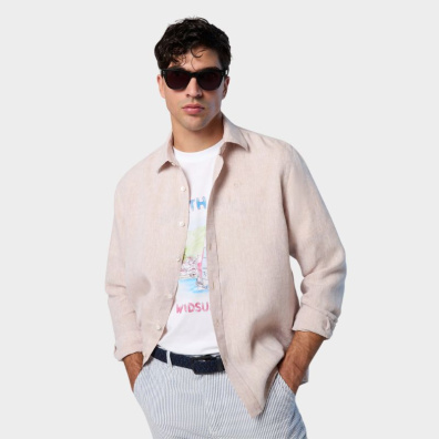 Πουκάμισο North Sails 664368000_BE0120 Μπεζ