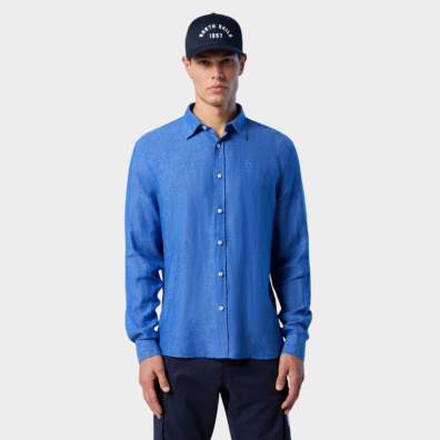 Πουκάμισο North Sails 664368000_BL0837 Μπλε