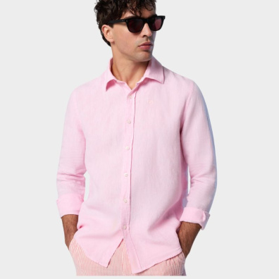 Πουκάμισο North Sails 664368000_RS0176 Ροζ