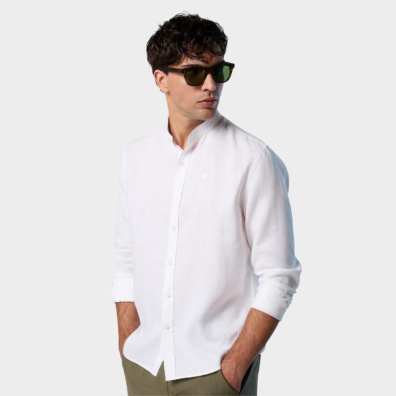 Πουκάμισο North Sails 664369000_BI0101 Λευκό