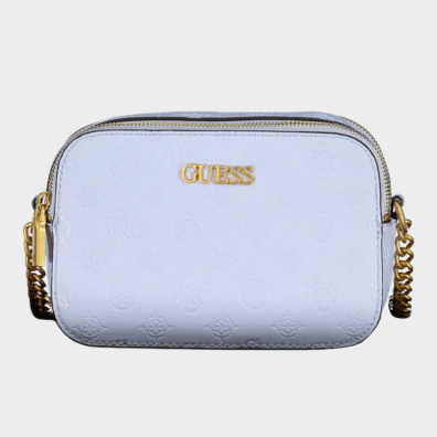 Τσάντα Guess Jeans PD895914_AZZURRO_ICE-BLUE-LOGO Γαλάζιο