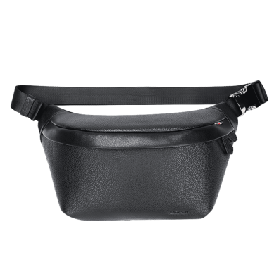 Δερμάτινο τσαντάκι μέσης Bopai 11-122421 μαύρο