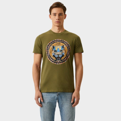 T-Shirt Cavalli Class QXT61L-JD060-04050 Πράσινο