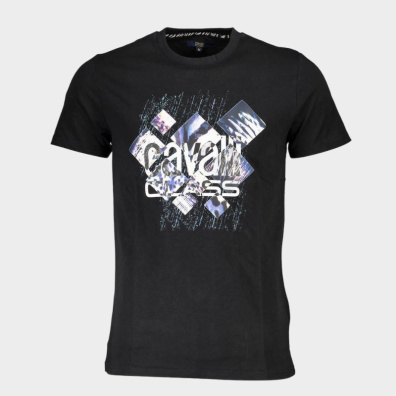 T-Shirt Cavalli Class QXT61Z-JD060-05051 Μαύρο