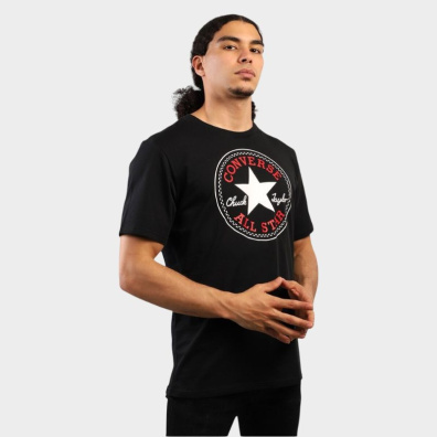 T-Shirt Converse 10025459_001 Μαύρο