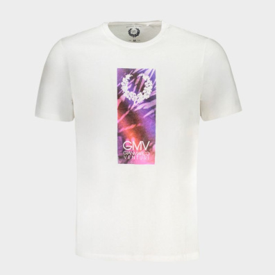 T-Shirt Gian Marco Venturi AU01417M Λευκό