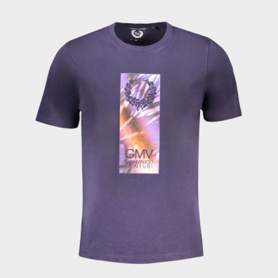 T-Shirt Gian Marco Venturi AU01417M Μπλε