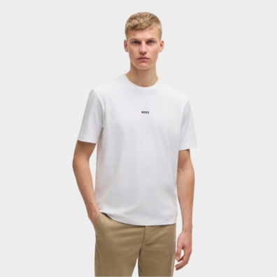 T-Shirt Hugo Boss 50473278-100 Λευκό