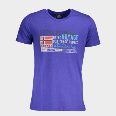 T-Shirt Norway 836015_BLU_ROYAL Μπλε