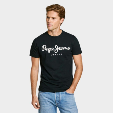 T-Shirt Pepe jeans PM508210_999 Μαύρο