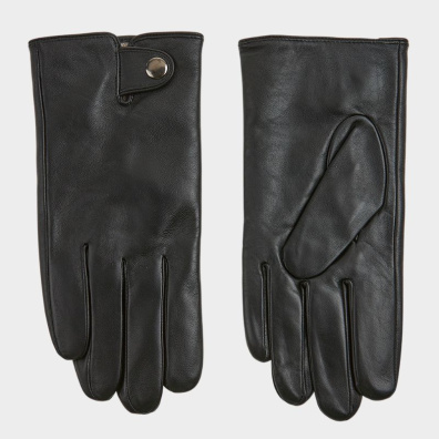 Γαντια Ανδρικα Δερματινα Verde 20-0038 Μαυρο