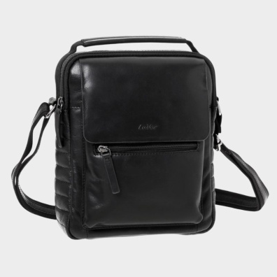 Δερμάτινη Τσάντα Χιαστη Lavor 1-53 Μαύρο