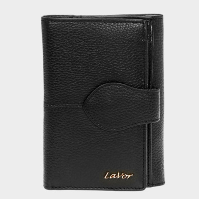 Δερμάτινο Πορτοφόλι Lavor 6016 Μαύρο