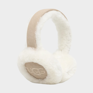 Μάλλινα Αυτάκια Ugg Sheepskin Embroidery Earmuff 20955-SAN Μπεζ