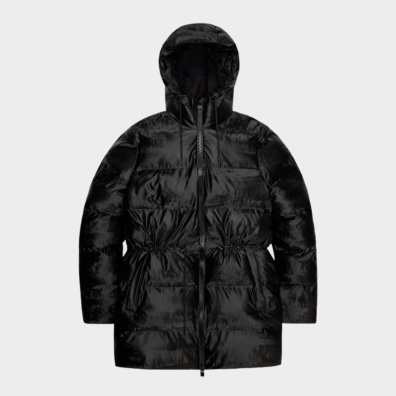 Μπουφάν Rains Alta Long Puffer String W 15160-131 Μαύρο