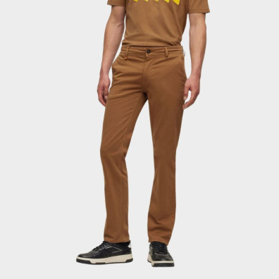 Παντελόνι Hugo Boss 50470813SCHINO-SLIMD_MA280 Καφέ