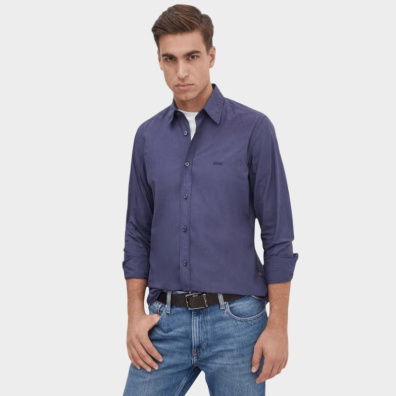 Πουκάμισο Hugo Boss 50518304-418 Μπλε