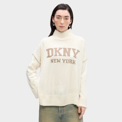 Πουλόβερ Ζιβάγκο DKNY DJ4R0386-002 Κρεμ