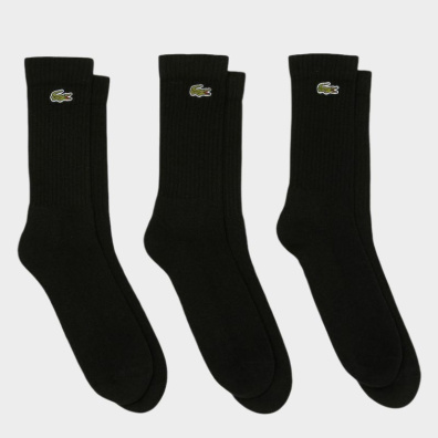 Σετ 3 Καλσες Lacoste RA4182-8VM Μαύρο