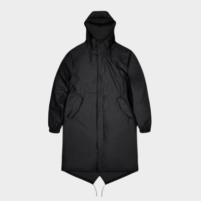 Τζακετ Rains Fishtail Parka 18140-01 Μαύρο