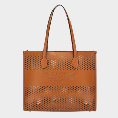 Τσάντα Guess Jeans WH876923_MARRONE_COGNAC Καφέ