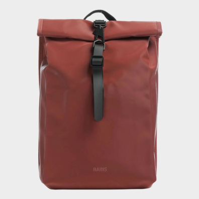 Mini Σακίδιο Πλάτης Rains Rolltop Rucksack 13330-125 Κόκκινο