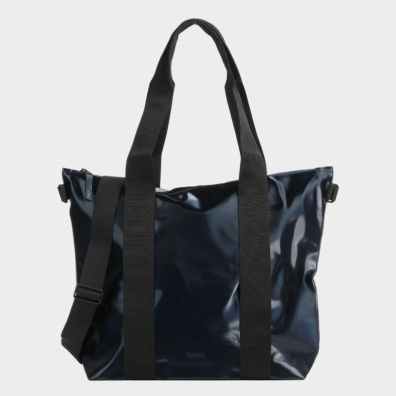 Τσάντα Rains Tote Bag Mini 14160-130 Μεταλλικό Μπλε