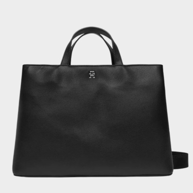 Τσάντα Tommy Hilfiger AW0AW15703_BDS Μαύρο