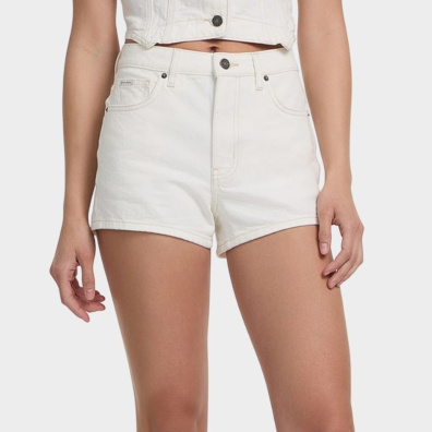 Ψηλόμεσο Σορτς Guess Jeans W5GD0SD5M62-GJWI Λευκό