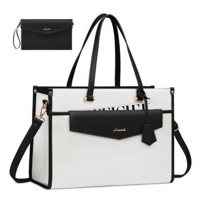 Γυναικείο σετ τσάντας ώμου/χιαστί φορητού υπολογιστή  Lovevook 16'' WB3152 beige/black