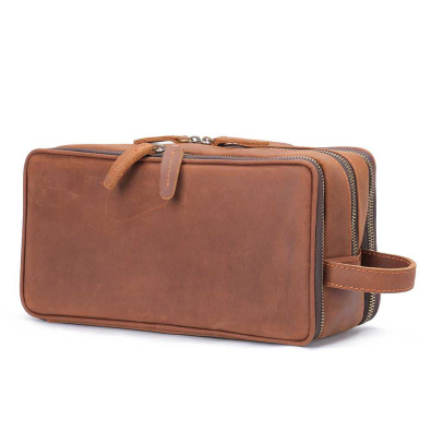 Δερμάτινο Νεσεσέρ – Τσαντάκι Χειρός Cardinal 3007 coffee