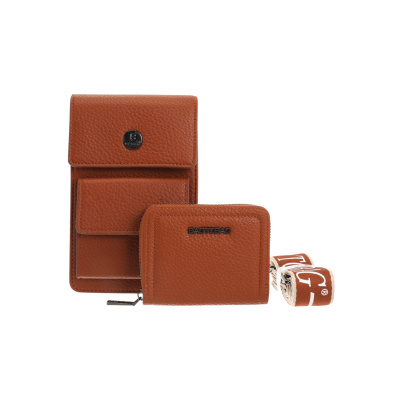 Πορτοφόλι-τσαντακι χιαστι BY-88815 - Κάμελ