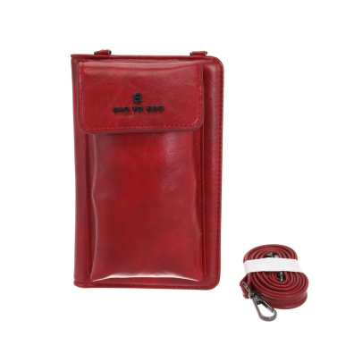 Πορτοφόλι-τσαντακι χιαστι BY-88860 - Κόκκινο